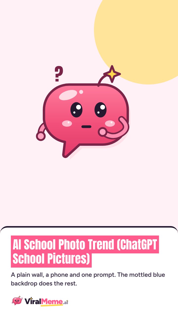 AI School Photo Trend (ChatGPT School Pictures)