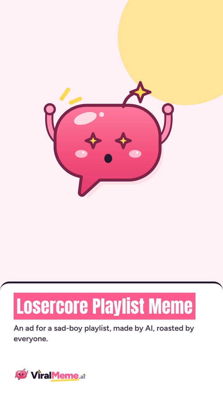 Losercore Playlist Meme